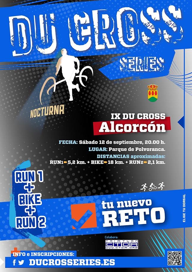 Duatlón cross nocturno Alcorcón