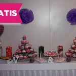 Gratis 10€ en chuches por cada 200€ en mesas dulces para ceremonias, cumpleaños, fiestas