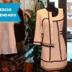 Vestido y chaqueta Poupe-Chic de Algodón Made in Spain. Ideal para ceremonia y calle.