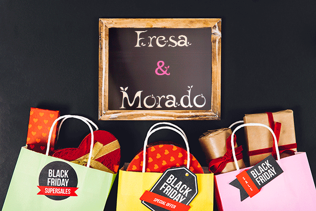 ¡ Black Friday en Fresa & Morado!
