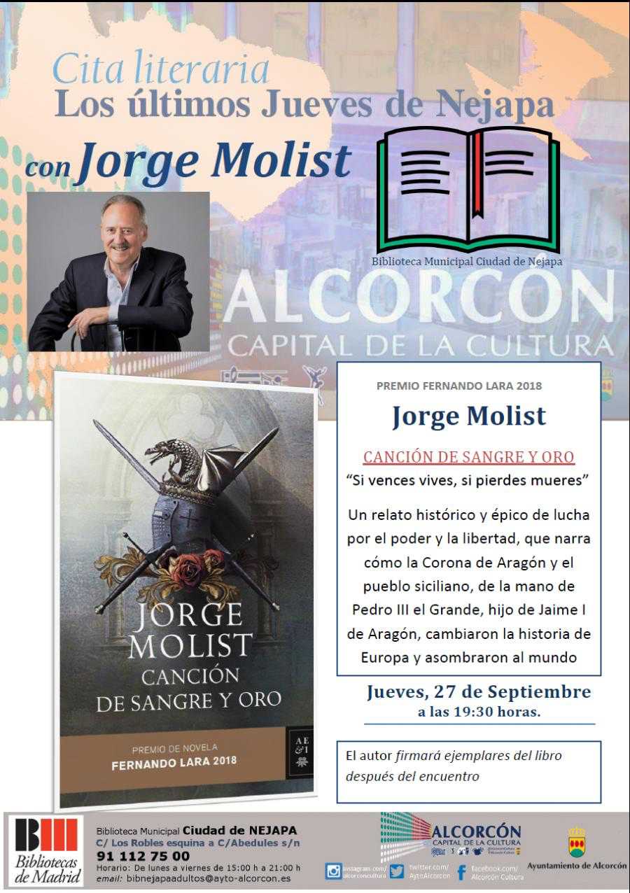 Visita Alcorcón el ganador del Lara de Novela 2018