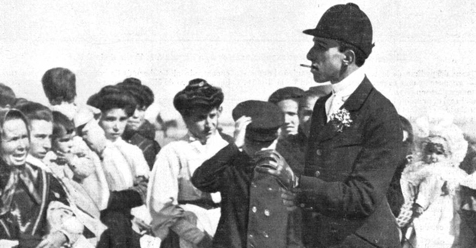 El Rey Alfonso XIII en Alcorcón en el año 1907