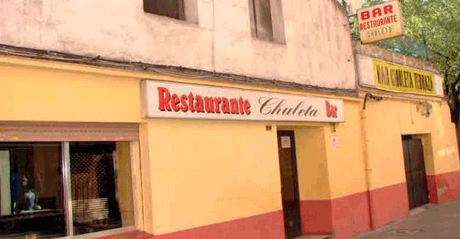 Fachada del Restaurante Chuleta