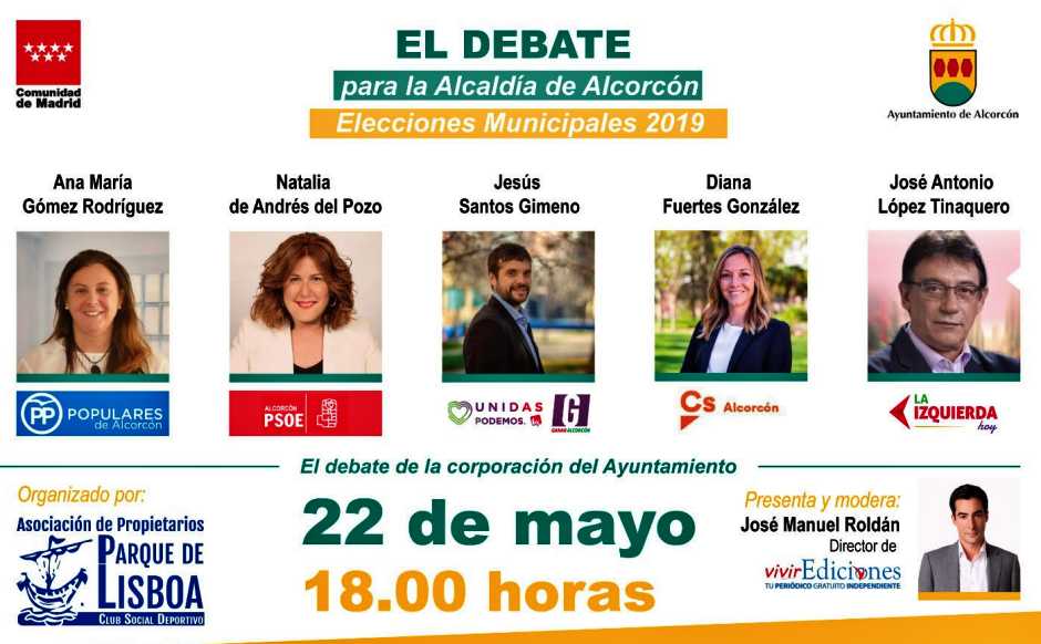 Vídeo del debate para la alcaldía de Alcorcón