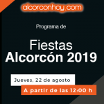 Banner Fiestas Alcorcón 2019