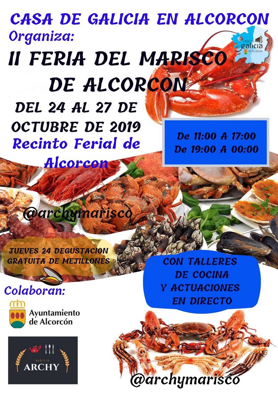 Alcorcón saborea la Feria del Marisco