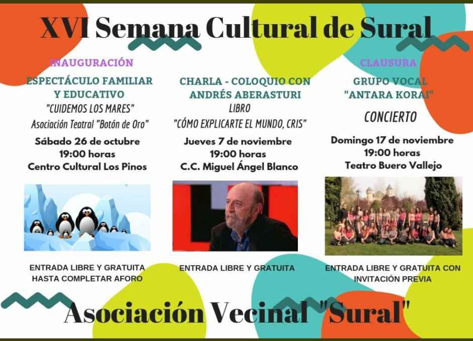 XVI Semana Cultural de la AA.VV. Sural de Alcorcón