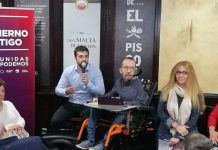 Pablo Echenique en Alcorcón