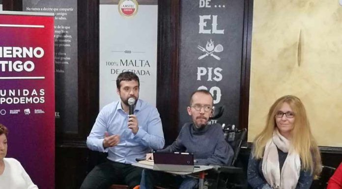 Pablo Echenique en Alcorcón