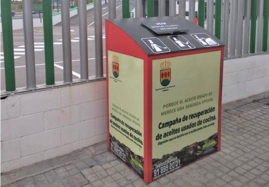 Alcorcón se implica en el reciclaje de aceite vegetal usado