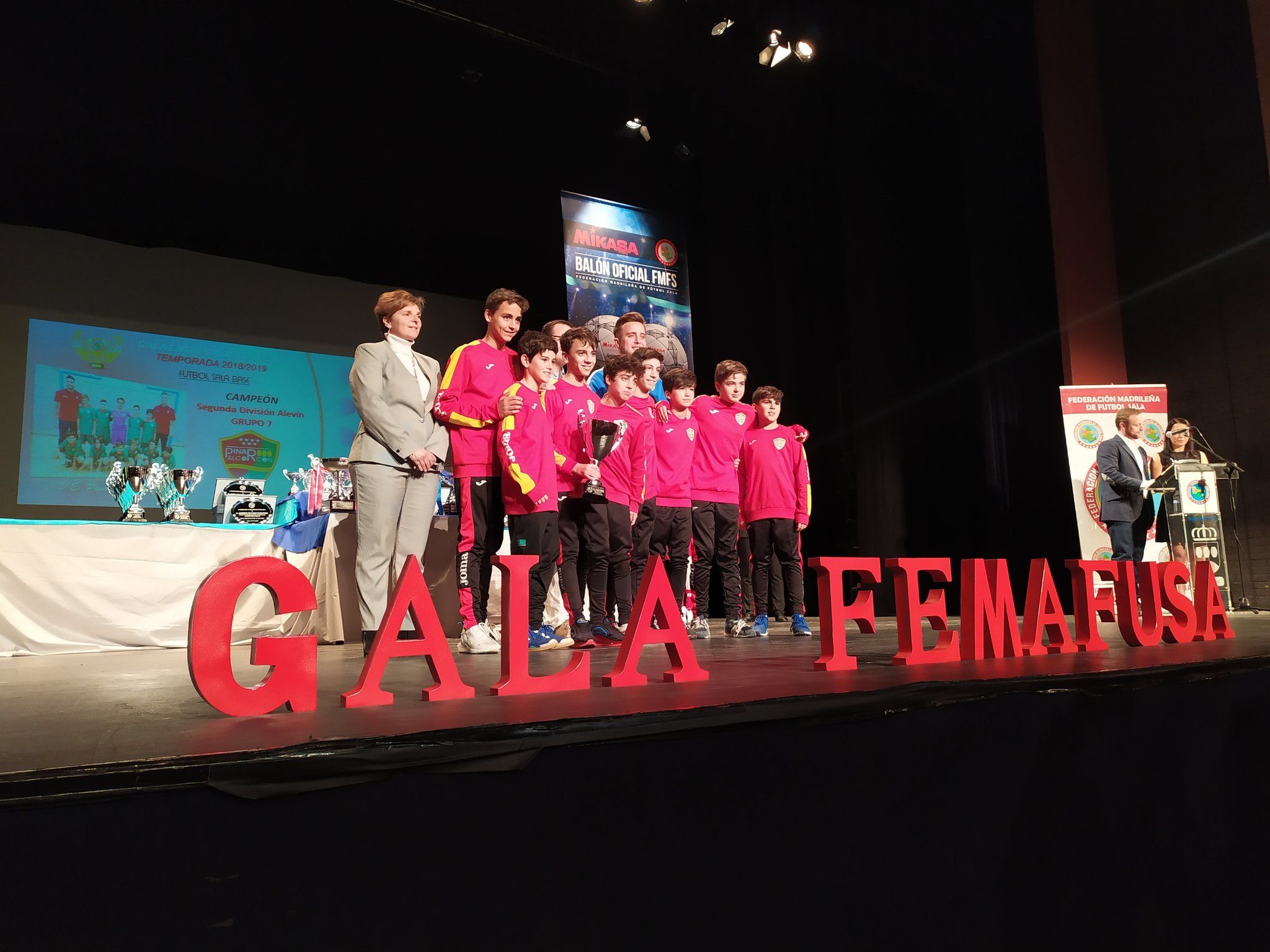 Alcorcón protagonista en la Gala de la Federación Madrileña de Fútbol Sala