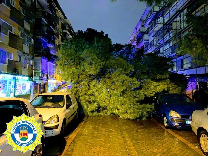 La climatología provoca diversas incidencias en Alcorcón