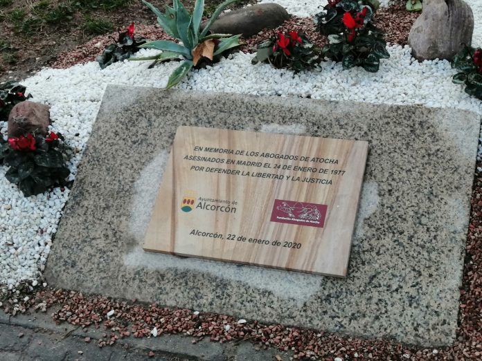 Alcorcón rinde homenaje a los Abogados de Atocha