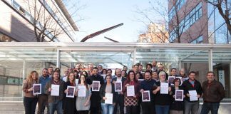 Concejales de Podemos en la Asamblea de Madrid por la gestión de los residuos