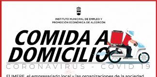 Desde el lunes 23 de marzo menús a domicilio por 6 euros en Alcorcón