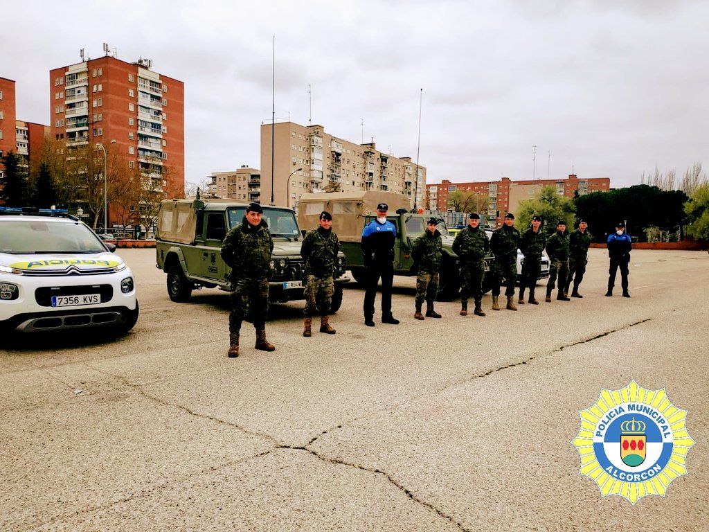 Cuerpos de seguridad en Alcorcón