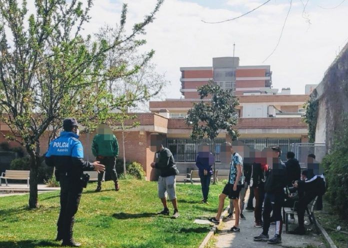 Advertencias verbales y primeras multas en Alcorcón