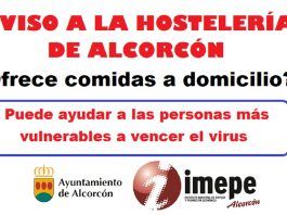 La hostelería de Alcorcón se podrá sumar a la lucha contra el coronavirus