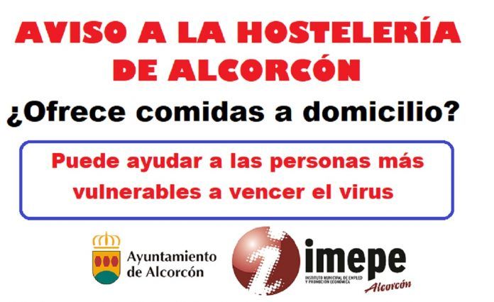 La hostelería de Alcorcón se podrá sumar a la lucha contra el coronavirus