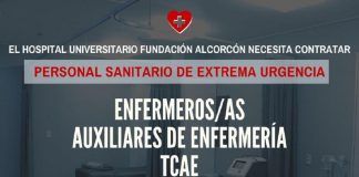 El Hospital Fundación Alcorcón necesita personal sanitario