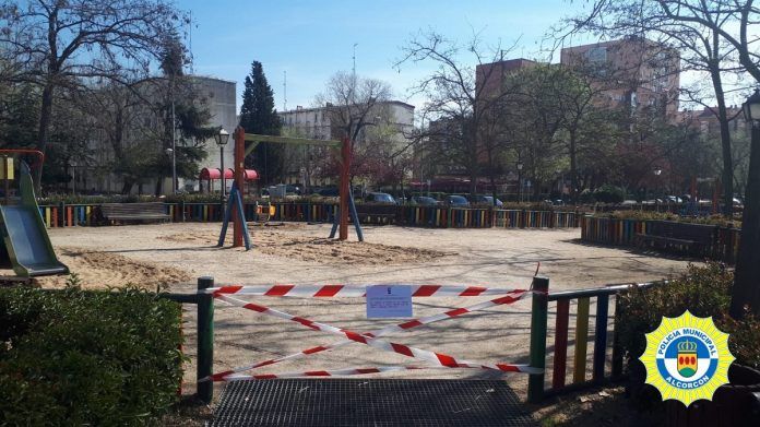 Alcorcón cierra los parques y zonas infantiles por el coronavirus