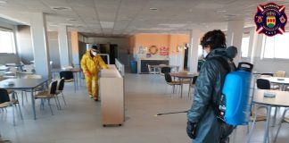 Los voluntarios de Bomberos de Alcorcón hacen frente al coronavirus