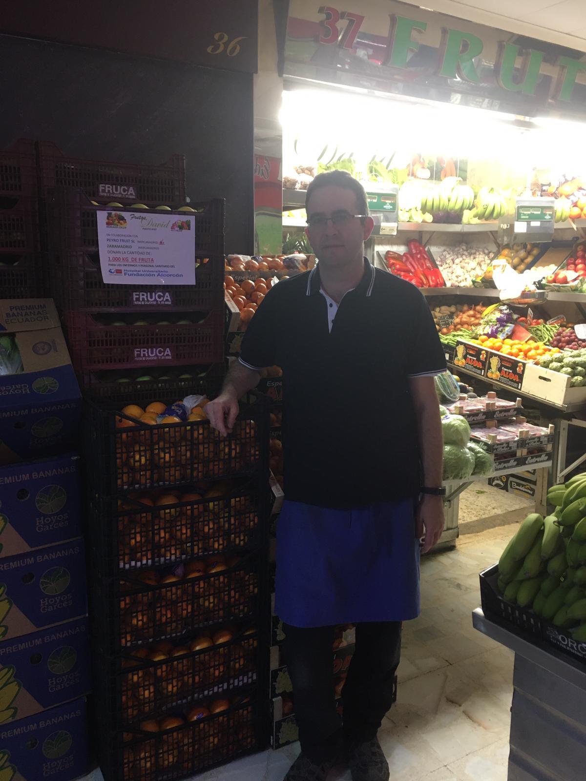 Frutas David dona 1.000 kilos de fruta al Hospital Fundación Alcorcón