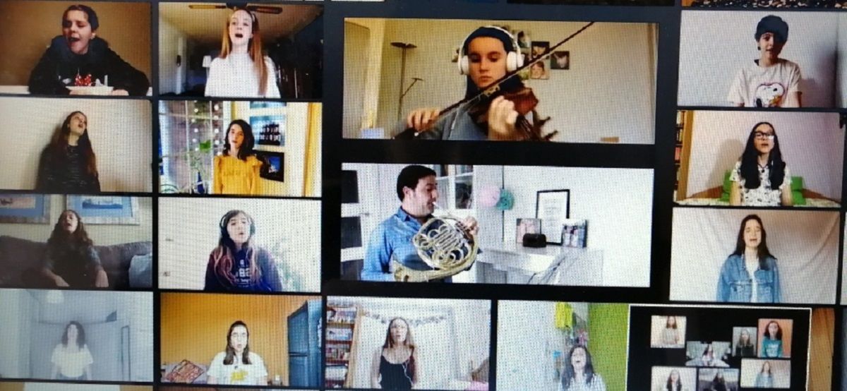 Antara Korai de Alcorcón homenajea a los que luchan contra el coronavirus