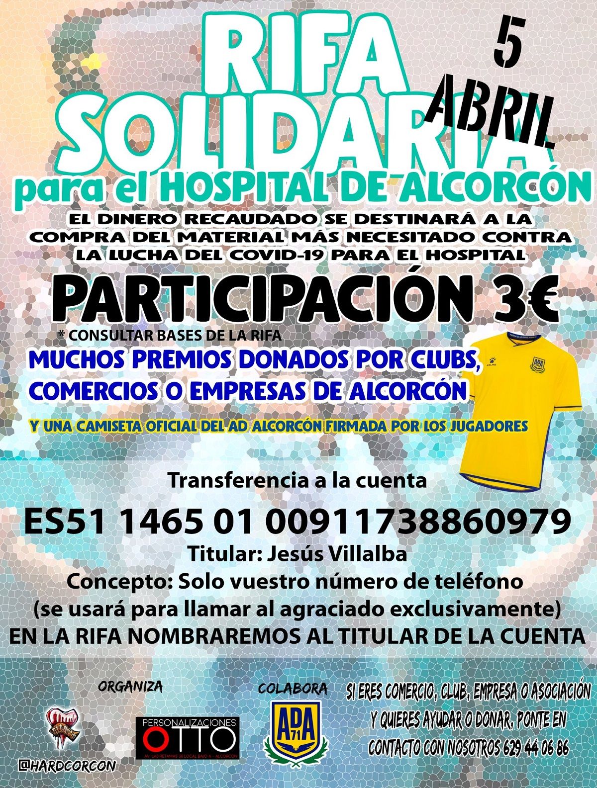 #RifaAlcorcón en favor del Hospital Fundación Alcorcón