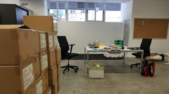 Donación vital para los Makers de Alcorcón sigan haciendo pantallas protectoras