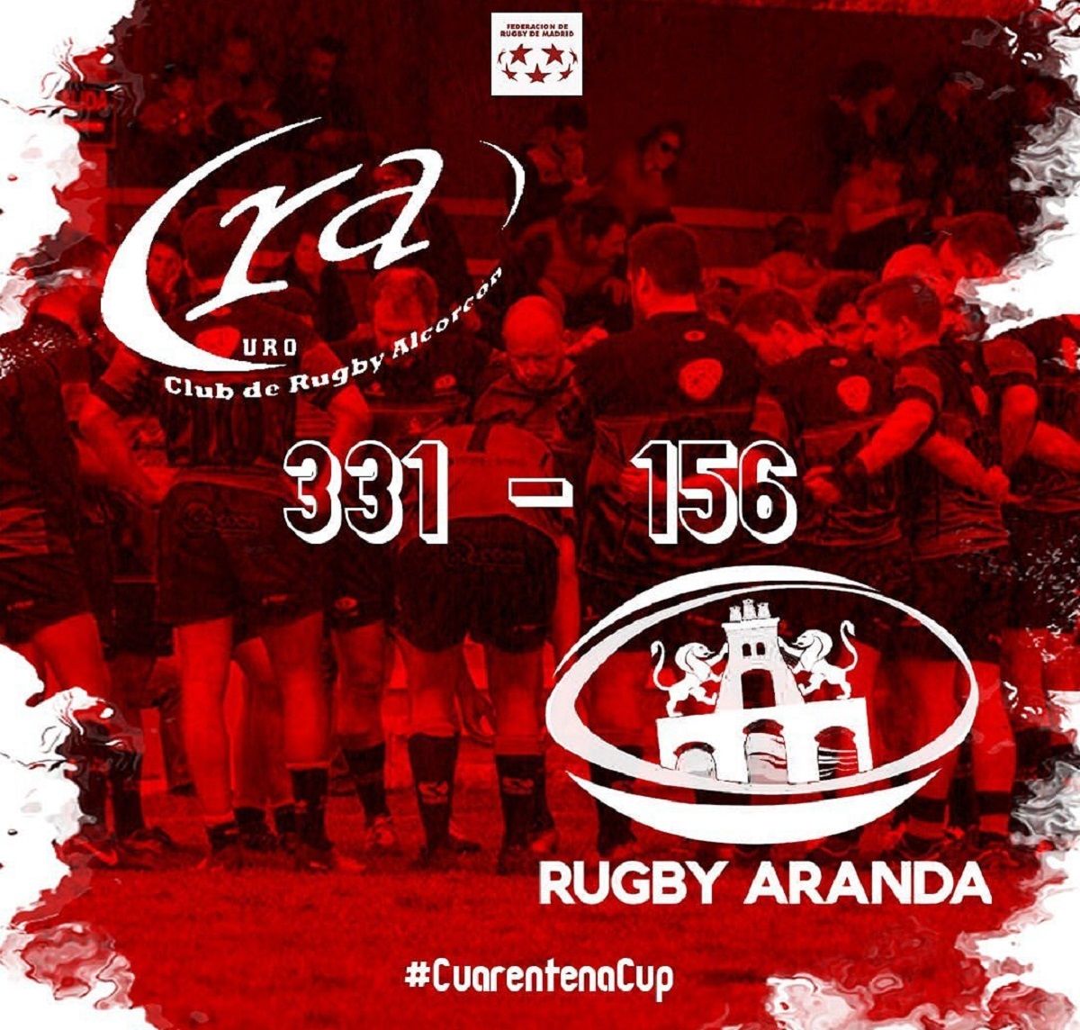 El Rugby Alcorcón entre vídeoentrenamientos y la Cuarentena Cup