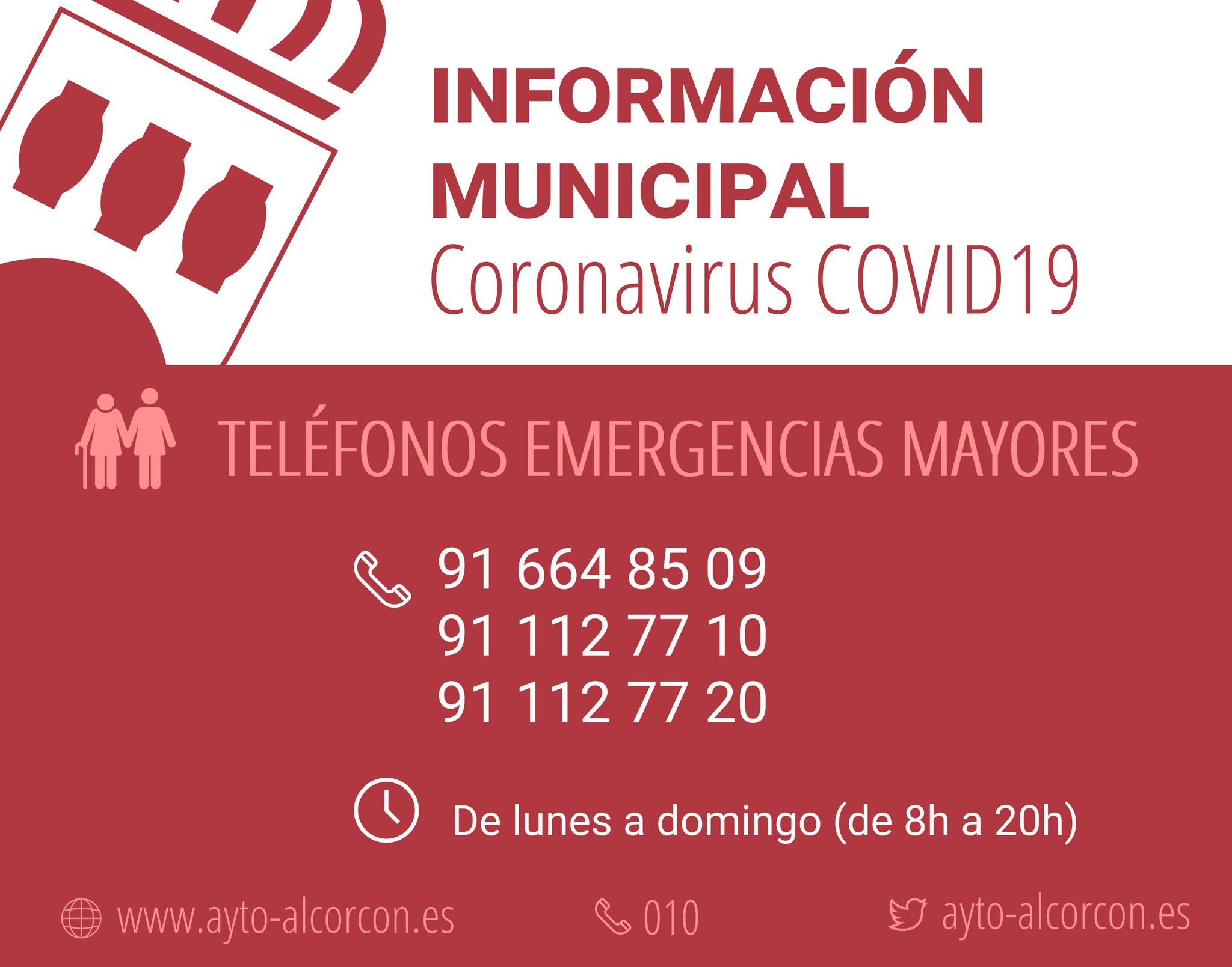 Los Servicios Sociales de Alcorcón en la pelea contra el coronavirus