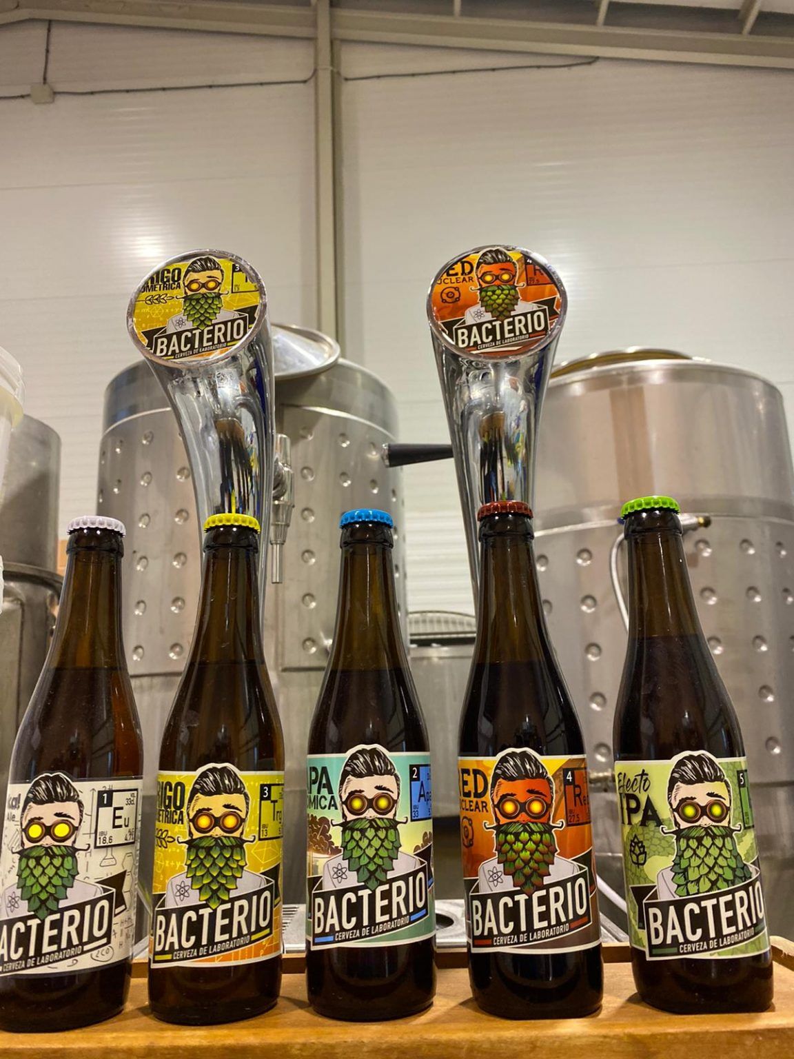 Bacterio, cerveceros artesanales de Alcorcón