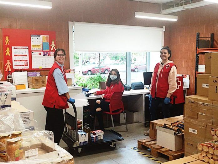 Cruz Roja recibe nuevas donaciones de empresas de Alcorcón