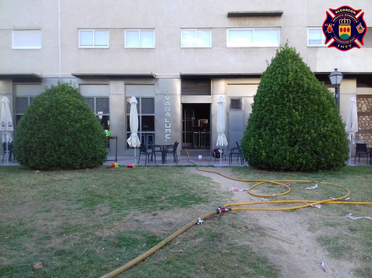 Incendio en un restaurante en Alcorcón 