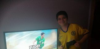 Liam pasión en Alcorcón por el rugby y los e-Sports