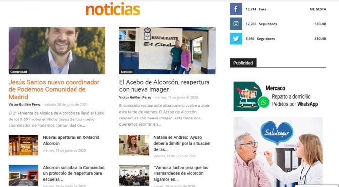 Alcorconhoy.com registra casi 2,5 millones de visitas en cinco meses