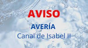 Nueva avería del Canal de Isabel II en Alcorcón