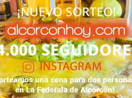 ¡Nuevo sorteo en Alcorcón! 14.000 seguidores en Instagram