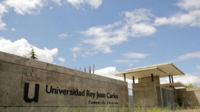 Pintadas contra el Rey Juan Carlos en la Universidad de Alcorcón