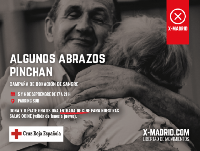 “Algunos abrazos pinchan” en X-Madrid Alcorcón el 5 y 6 de septiembre