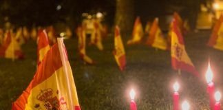 Homenaje a las víctimas del COVID-19 en Alcorcón