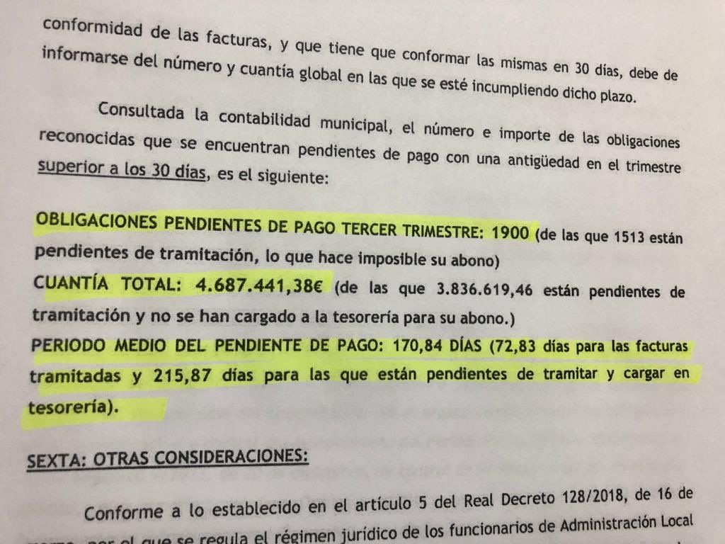 Vox Alcorcón considera “escandaloso” que el Ayuntamiento tenga 1.900 facturas pendientes de pago en el tercer trimestre