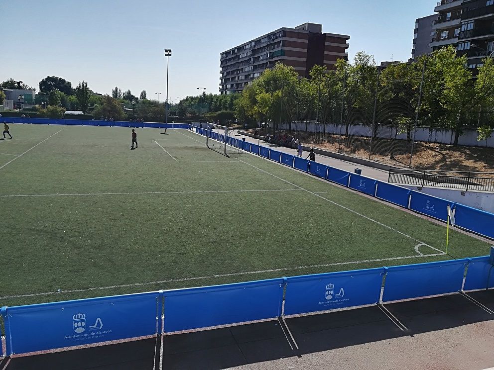 Remodelación en los campos de fútbol Alfredo Cenarriaga de Alcorcón