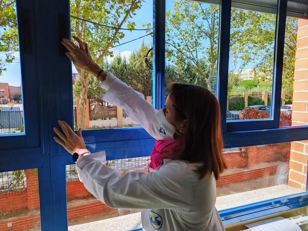 Ventilación contra el COVID en las aulas de Alcorcón