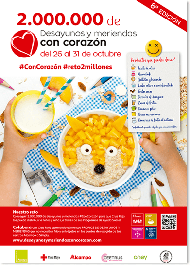 Hasta el 31 de octubre Desayunos con Corazón en Alcorcón