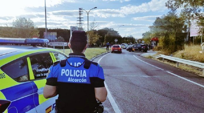 Fin de semana de borrasca y controles en Alcorcón