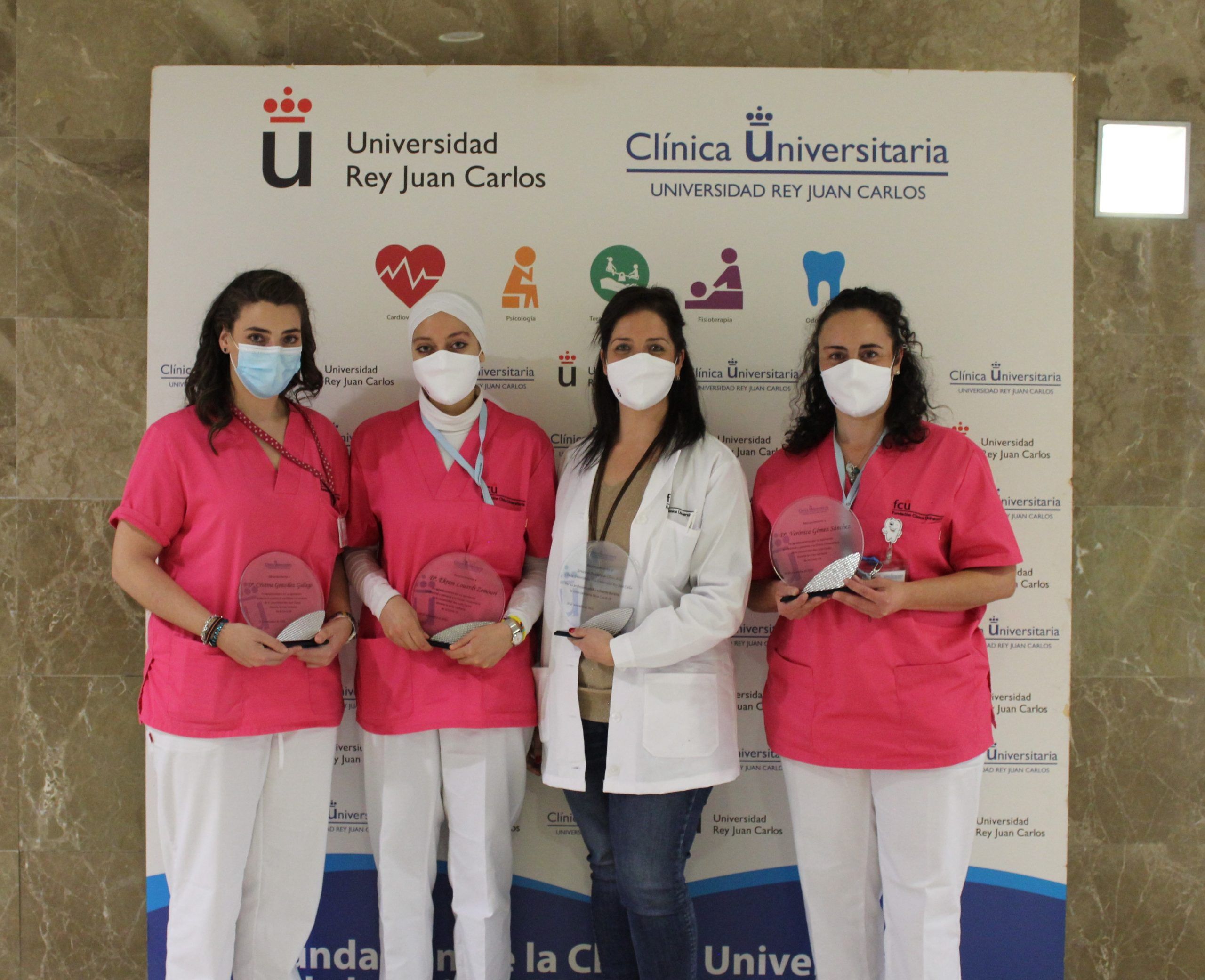 La Clínica Universitaria en Alcorcón homenajea a sus profesionales por su esfuerzo durante la pandemia