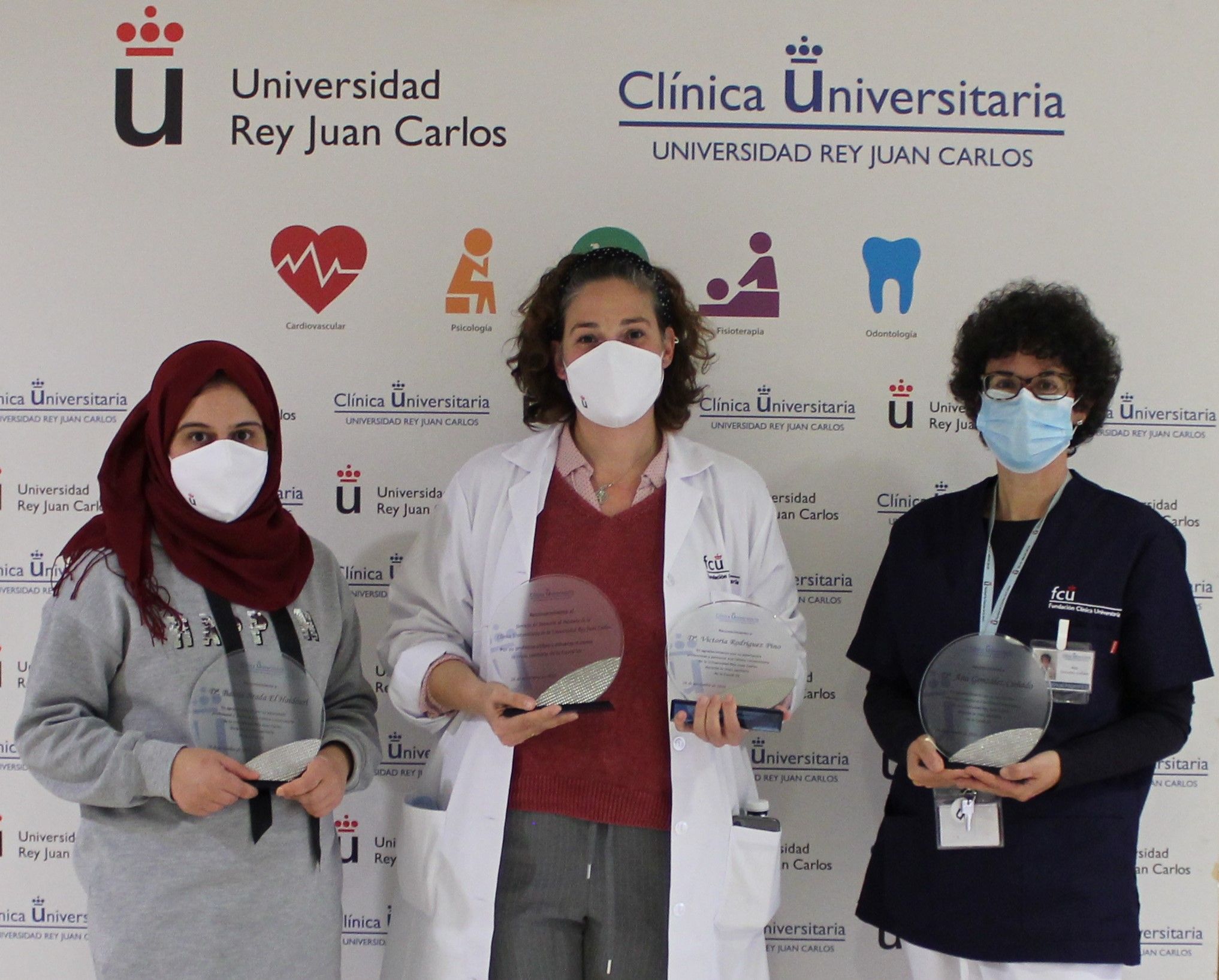 La Clínica Universitaria en Alcorcón homenajea a sus profesionales por su esfuerzo durante la pandemia