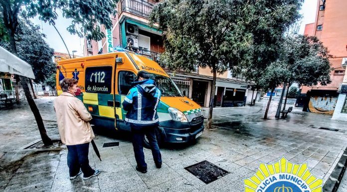 La lluvia provoca accidentes e incidencias en Alcorcón